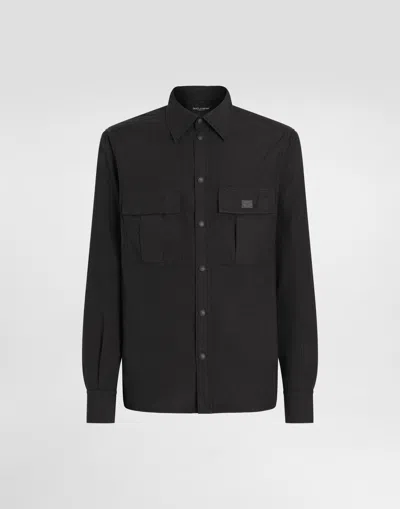 Dolce & Gabbana Cotton Shirt With Tag In Black