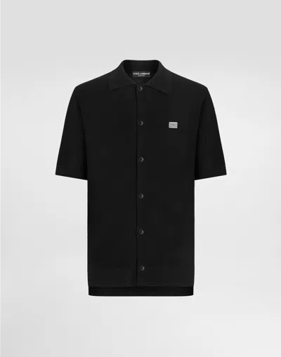 Dolce & Gabbana Cotton Shirt With Tag In Black