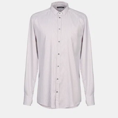 Pre-owned Dolce & Gabbana Cotton Shirts 37 In Multicolor