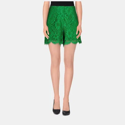 Pre-owned Dolce & Gabbana Cotton Shorts 38 In Green