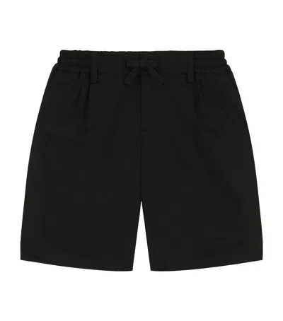 Dolce & Gabbana Kids' Cotton Shorts In Black