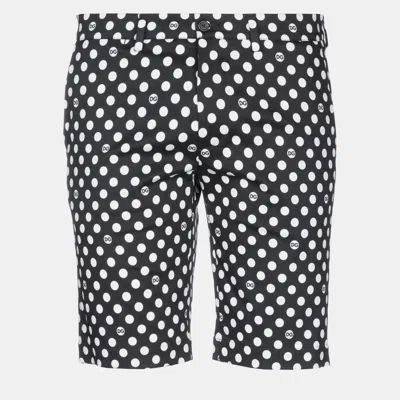 Pre-owned Dolce & Gabbana Cotton Shorts & Bermuda Shorts 54 In Black
