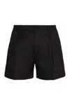 Dolce & Gabbana Tailored Shorts With Pleats In Black