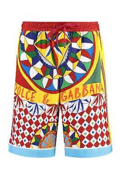 Pre-owned Dolce & Gabbana Cotton Shorts In Multicolor