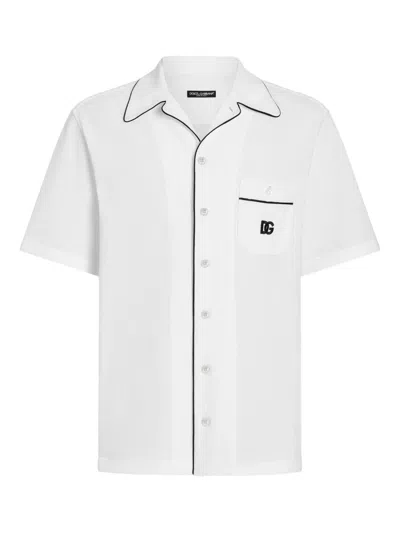 Dolce & Gabbana Cotton Shirt In White