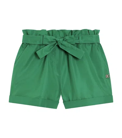 Dolce & Gabbana Kids' Cotton-silk Shorts