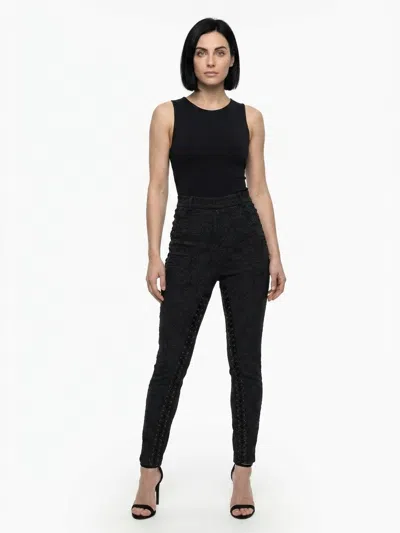 Dolce & Gabbana Cotton Skinny Leggings In Black