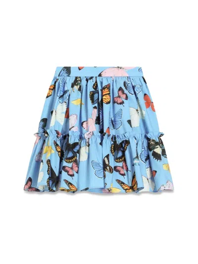 Dolce & Gabbana Cotton Skirt In Blue
