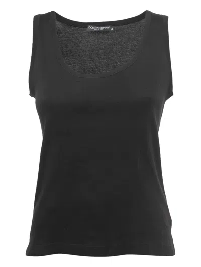 Pre-owned Dolce & Gabbana Cotton Sleeveless Top