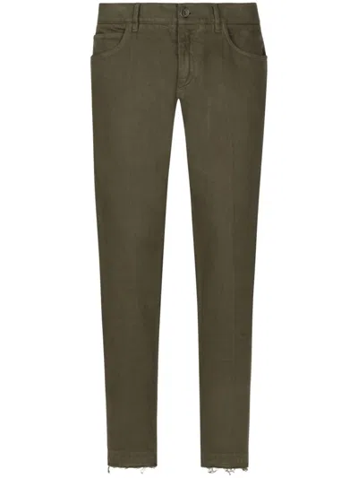 Dolce & Gabbana Klassische Slim-fit-jeans In Grün