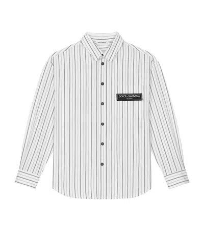DOLCE & GABBANA COTTON STRIPE SHIRT