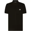 Dolce & Gabbana Dark Gray Logo Plaque Cotton Men Polo Shirt T-shirt