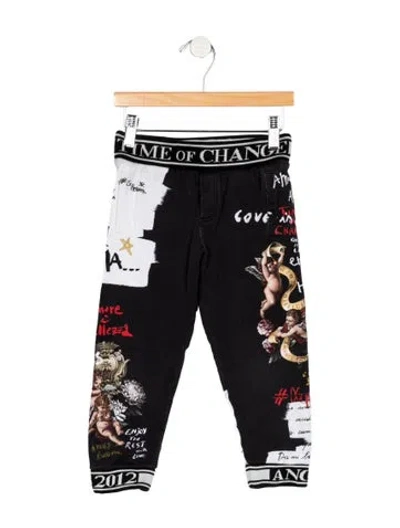 Pre-owned Dolce & Gabbana Babies' Cotton Sweatpant In Blue