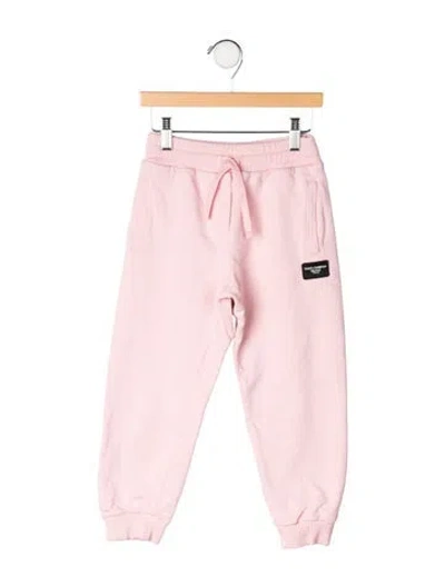 Pre-owned Dolce & Gabbana Babies' Cotton Sweatpants In Pink