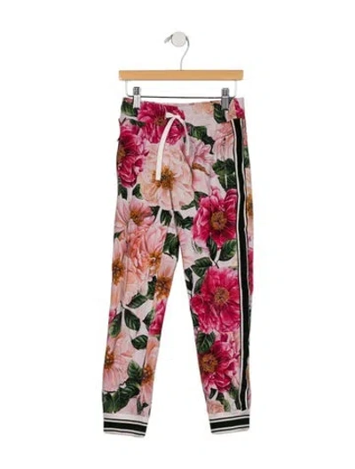 Pre-owned Dolce & Gabbana Kids' Cotton Sweatpants In Pink