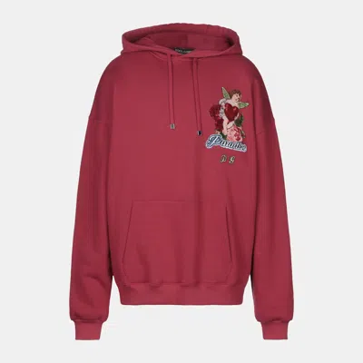 Pre-owned Dolce & Gabbana Cotton Sweatshirt L In Red