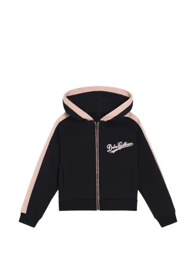 Dolce & Gabbana Kids' Cotton Sweatshirt With Logo In Blue