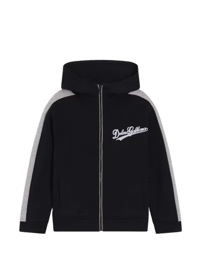 Dolce & Gabbana Kids' Cotton Sweatshirt With Logo In Blue