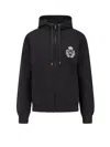 Dolce & Gabbana Hooded Sweater With Pockets And Ribbed Details In Black