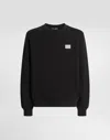 Dolce & Gabbana Cotton Sweatshirt With Tag In Black