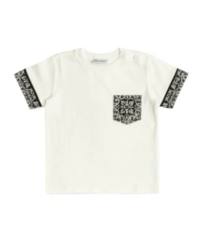 Dolce & Gabbana Cotton T-shirt In Neutral