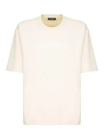 Dolce & Gabbana Cotton T-shirt In Neutral