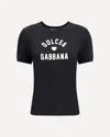 Dolce & Gabbana Women Cotton T-shirt In Black