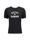 Dolce & Gabbana Women Cotton T-shirt In Black
