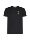 Dolce & Gabbana Crown And Bee Embroidered Crew Neck T-shirt In Black