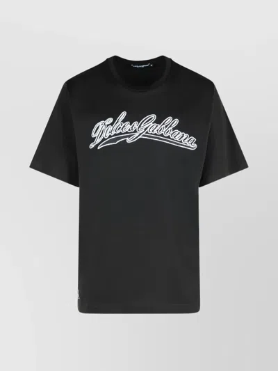 DOLCE & GABBANA COTTON T-SHIRT CREW NECK