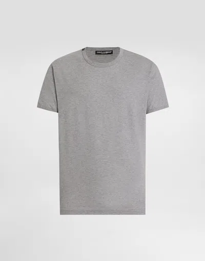 Dolce & Gabbana Cotton T-shirt In Gray