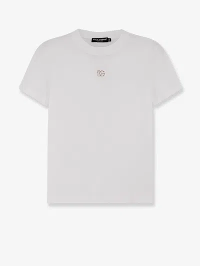 Dolce & Gabbana Cotton T-shirt In White