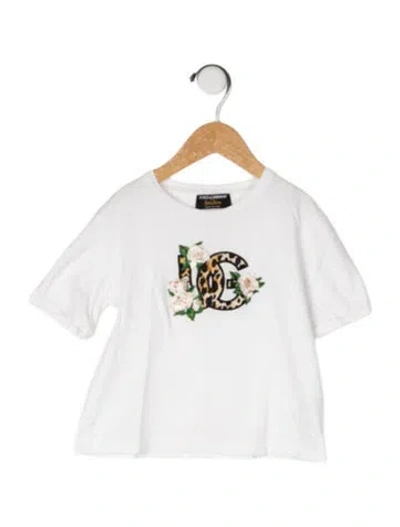 Pre-owned Dolce & Gabbana Babies' Cotton T Shirt In White