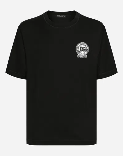 Dolce & Gabbana Black Dg Logo T-shirt