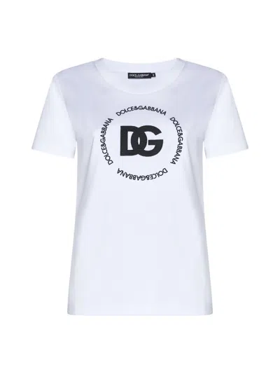 DOLCE & GABBANA COTTON T-SHIRT WITH DG LOGO