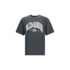 Dolce & Gabbana Cotton T-shirt With Frontal Print In Gray