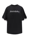 Dolce & Gabbana Jersey T-shirt With Embroidery In Black