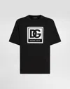Dolce & Gabbana Logo Print T-shirt In Black