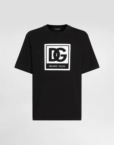 DOLCE & GABBANA COTTON T-SHIRT WITH LOGO