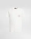 Dolce & Gabbana Cotton T-shirt With Logo In Cream