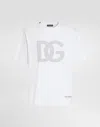 Dolce & Gabbana White Dg Logo T-shirt In White