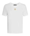 Dolce & Gabbana Medal Cotton T-shirt Crewneck Short Sleeves In Animal Print