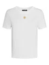 Dolce & Gabbana Medal Cotton T-shirt Crewneck Short Sleeves In White