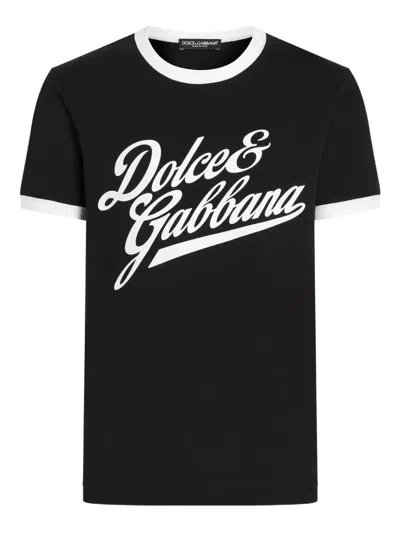 DOLCE & GABBANA DOLCE & GABBANA COTTON T-SHIRT WITH PRINT