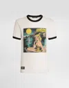 Dolce & Gabbana Crew Neck Graphic Print T-shirt In White