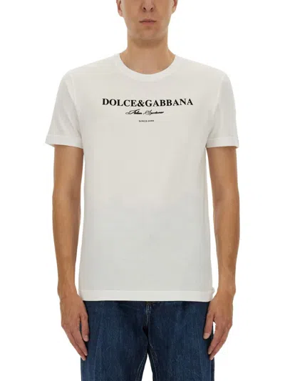 DOLCE & GABBANA DOLCE & GABBANA COTTON T-SHIRT WITH PRINT
