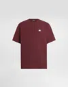 Dolce & Gabbana Cotton T-shirt With Tag In Bordeaux