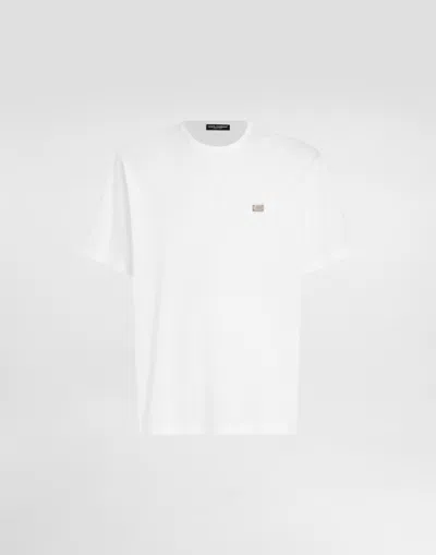 Dolce & Gabbana Cotton T-shirt With Tag In White