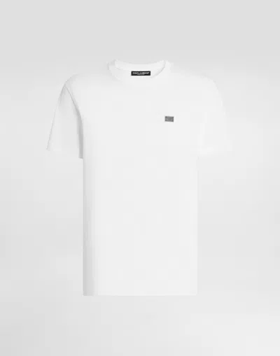 Dolce & Gabbana Cotton T-shirt With Tag In White