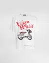Dolce & Gabbana Italian Holiday Print Jersey T-shirt In White